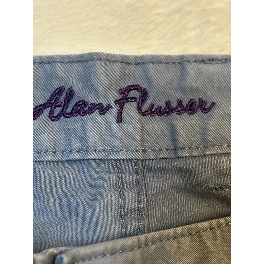 Alan Flusser Men's Straight Leg Casual Jean Pants Slate Blue‎ 38x25.5